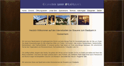 Desktop Screenshot of brauereizumstadtpark.de