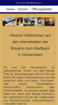 Mobile Screenshot of brauereizumstadtpark.de